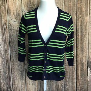 August Silk Women's Button Up Sweater ~ Sz S
